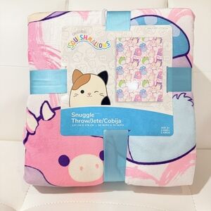 NEW Squishmallows Snuggle Throw 50" x 70" (Feelin Squishy)
